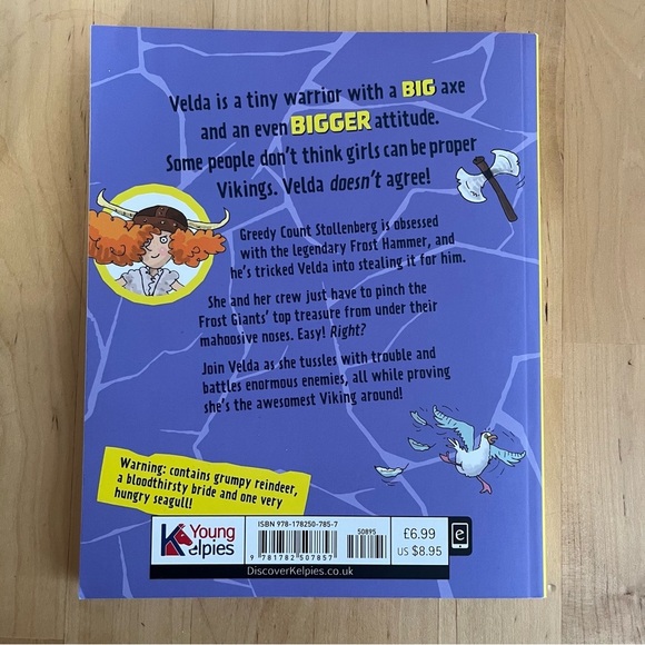 Velda The Awesomest Viking And The Ginormous Frost Giants Book NEW Paperback - Picture 2 of 4